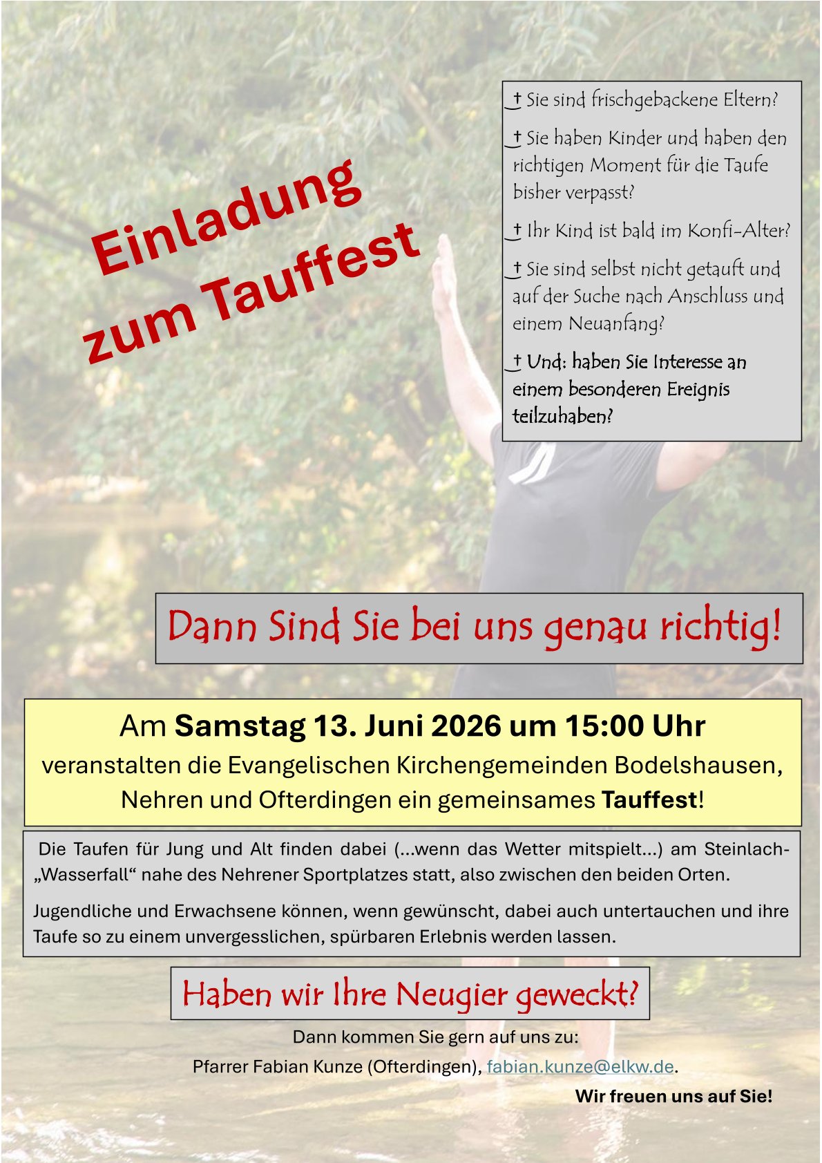 2026 06 13 Tauffest Werbeplakat