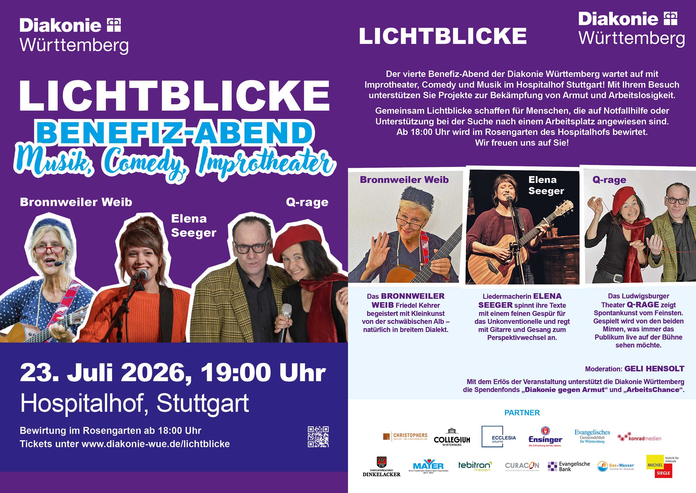 Diakonie Benefiz Abend Lichtblicke 2026